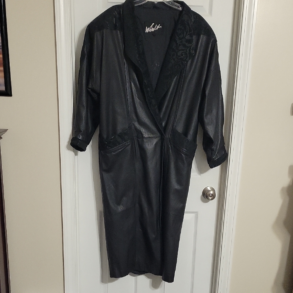 Winlit Black Patterned Jacket